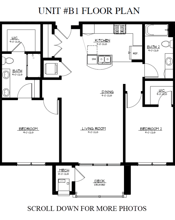 a blueprint of a floor plan of a house