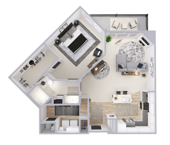 a floor plan of a house