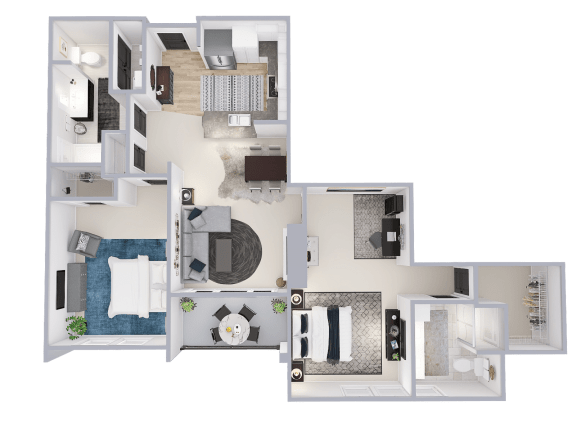 a floor plan of a house