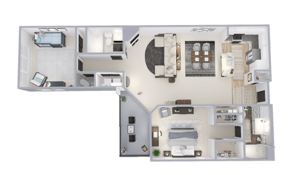 Floor Plan  a floor plan of a house