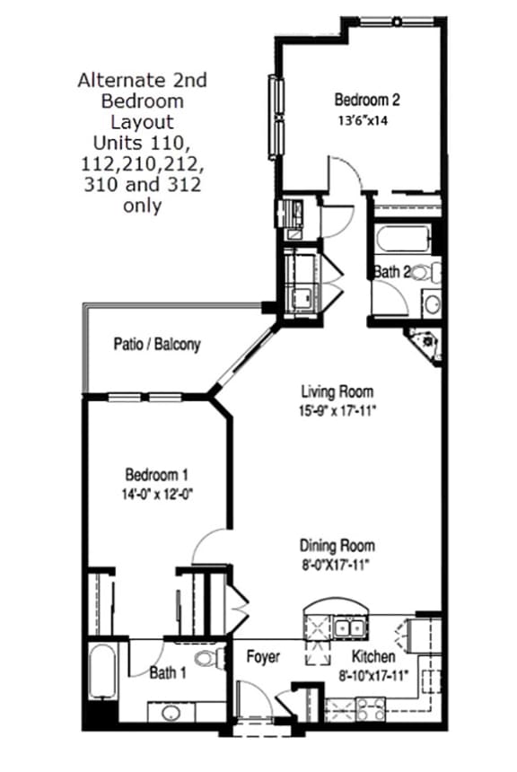Artisan 2x2J - 2D Floor Plan
