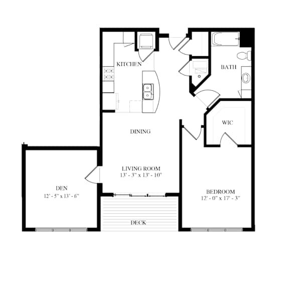 A black and white image of a floor plan for a house.