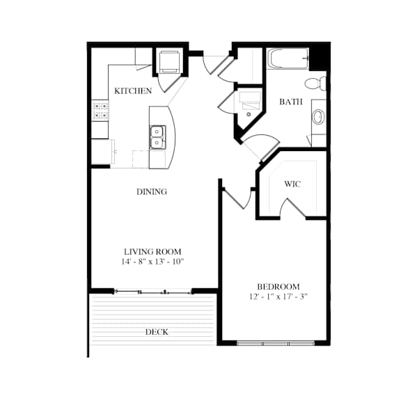 A black and white image of a floor plan for a house.