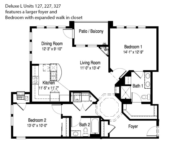 Artisan_2x2L-2D FloorPlan