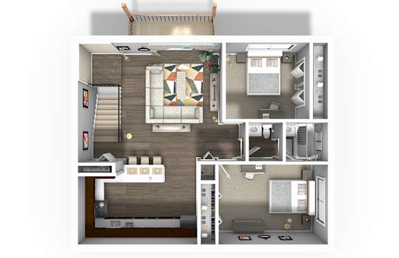 VIOLET FLOOR PLAN at Woodland Ridge Apartments, Woodridge, 60517