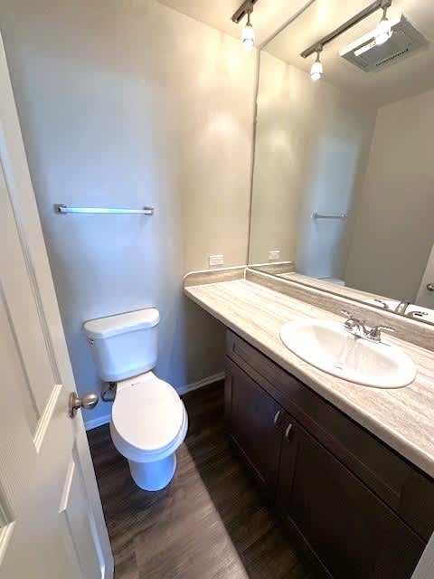 Half Bathroom in Master Bedroom