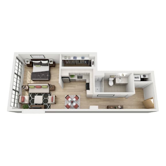 Floor Plan  A4 Floor Plan at 1600 Callowhill, Philadelphia Pennsylvania