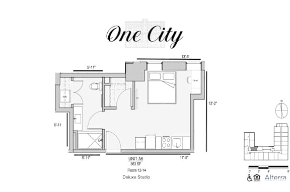 Floor Plan  One City A6
