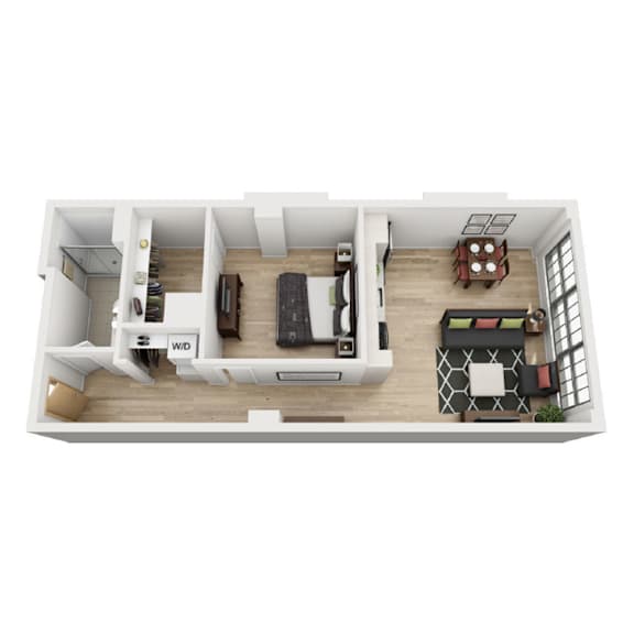 Floor Plan  B5 Floor Plan at 1600 Callowhill, Philadelphia, PA