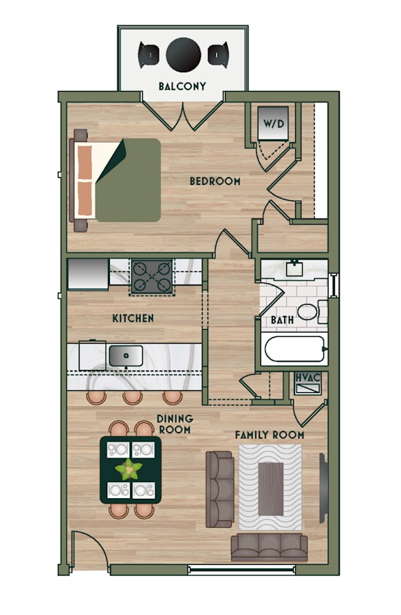 1 bed 1 bath at The PARKER on E Mulberry Apartments, San Antonio, TX