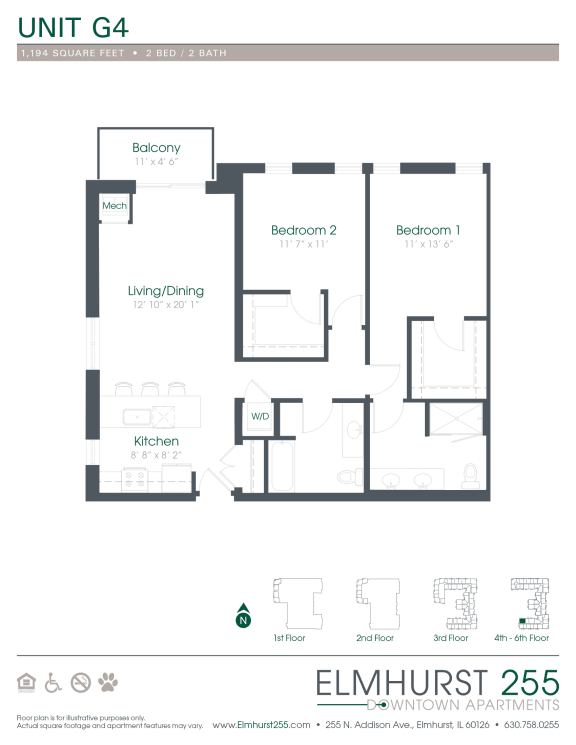 this is a floor plan of a unit with roommates