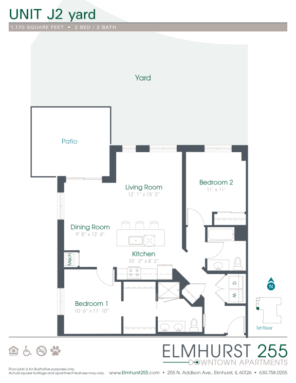 a floor plan for a unit with a bedroom and a living room
