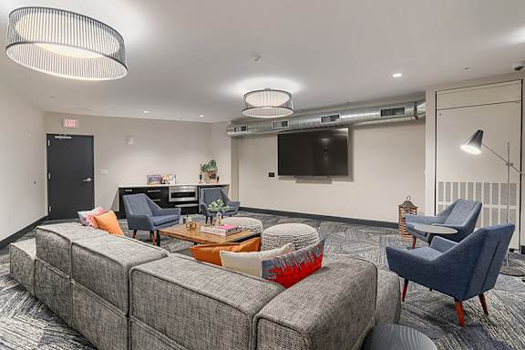 Resident Lounge at Beekman on Broadway, Michigan, 48105