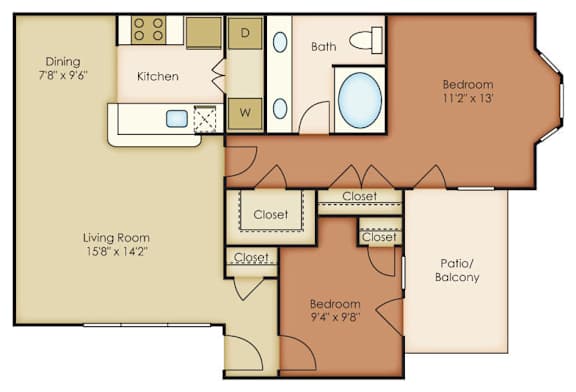 Travis Floor Plan Travis Floor Plan at Villages of Briar Forest, Texas
