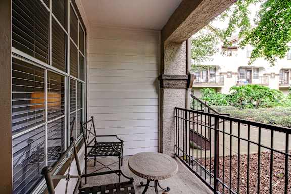 Balcony at Stone Creek at Old Farm Apartments, Houston, 77063