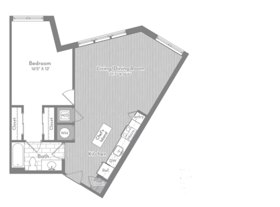 1 Bedroom Apartment