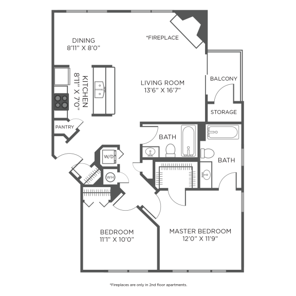 Randall Village Apartments- Crystal Lake, IL - Two Bedroom