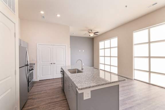 Granite Counter Tops In Kitchen at Aventura at Forest Park, St.Louis, MO