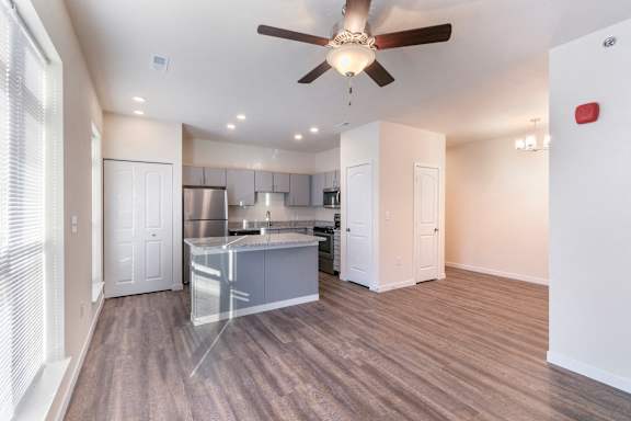 Celling Fan In Kitchen at Aventura at Forest Park, Missouri