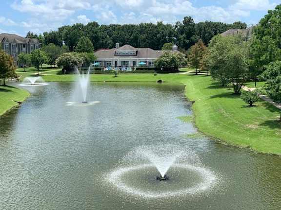 Pond with Fountain