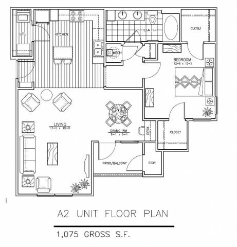 1 bedroom 1 bath D at Aventura at Wentzville I &amp; II Apartments, Missouri, 63385