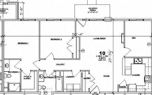 a floor plan of a home with different rooms and floors