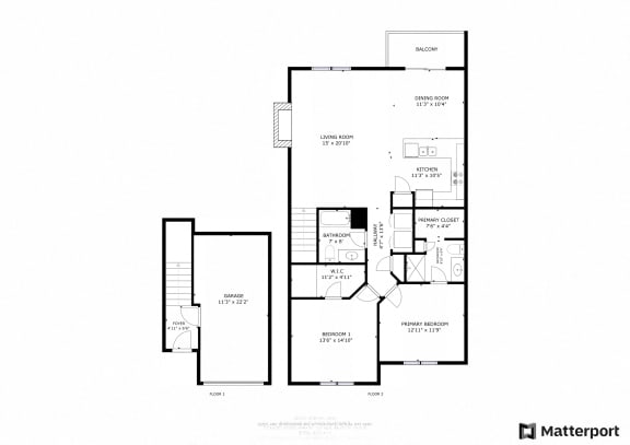 Floor Plan  this floor plan is an approximation of our floor plans