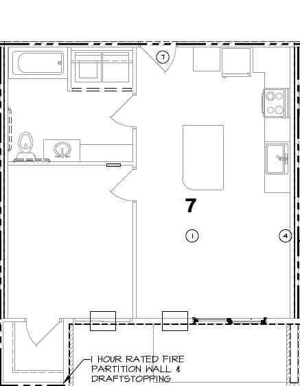 a floor plan of a small house