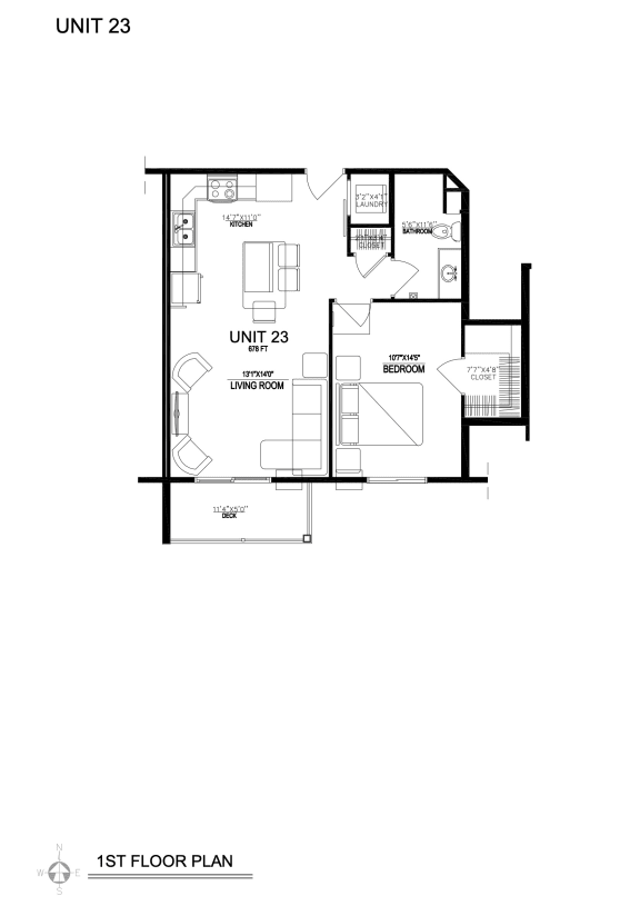 the unit 23 floor plan