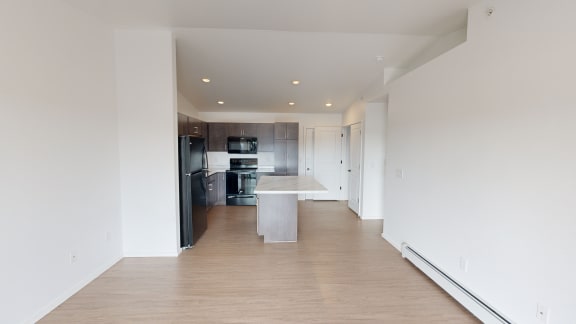 1 Bed/1 Bath Upper, Kitchen and Living