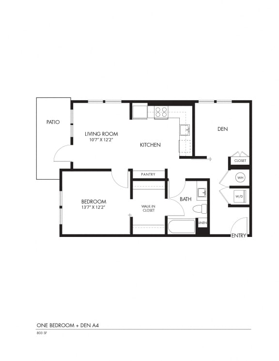 Sant&#xE9; Apartments 2D Floor Plans A4