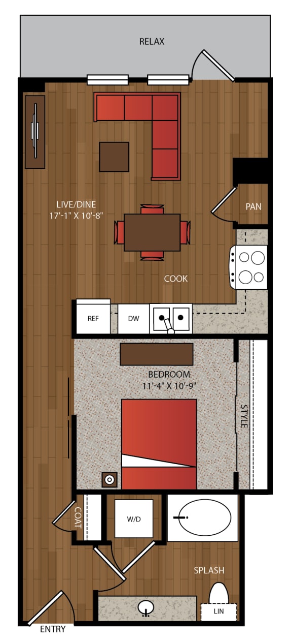 Ella Apartments A4.4 Floor Plan