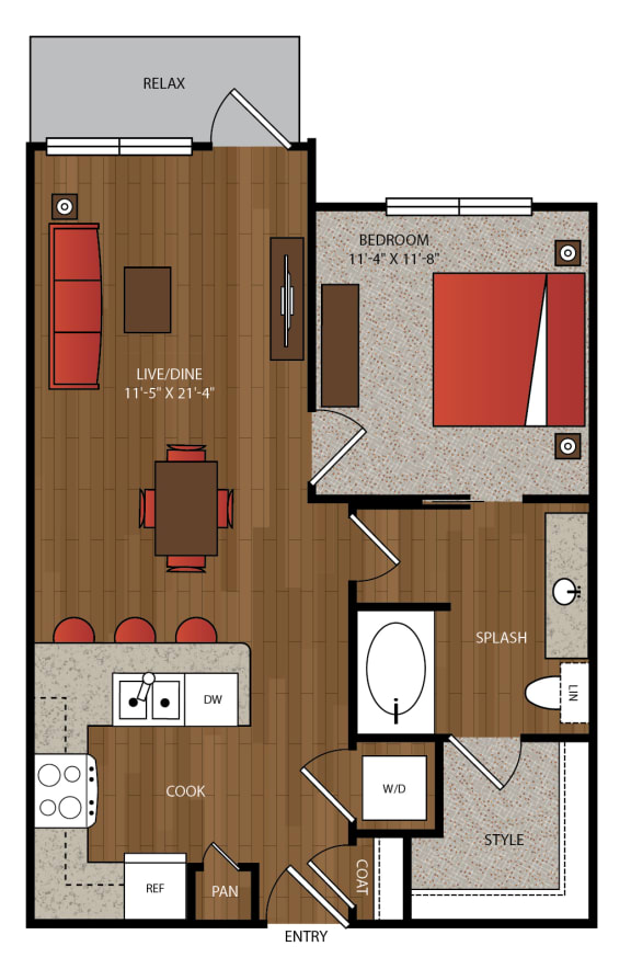 Ella Apartments A7.1 Floor Plan