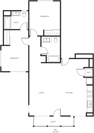 a floor plan of a house with a green background
