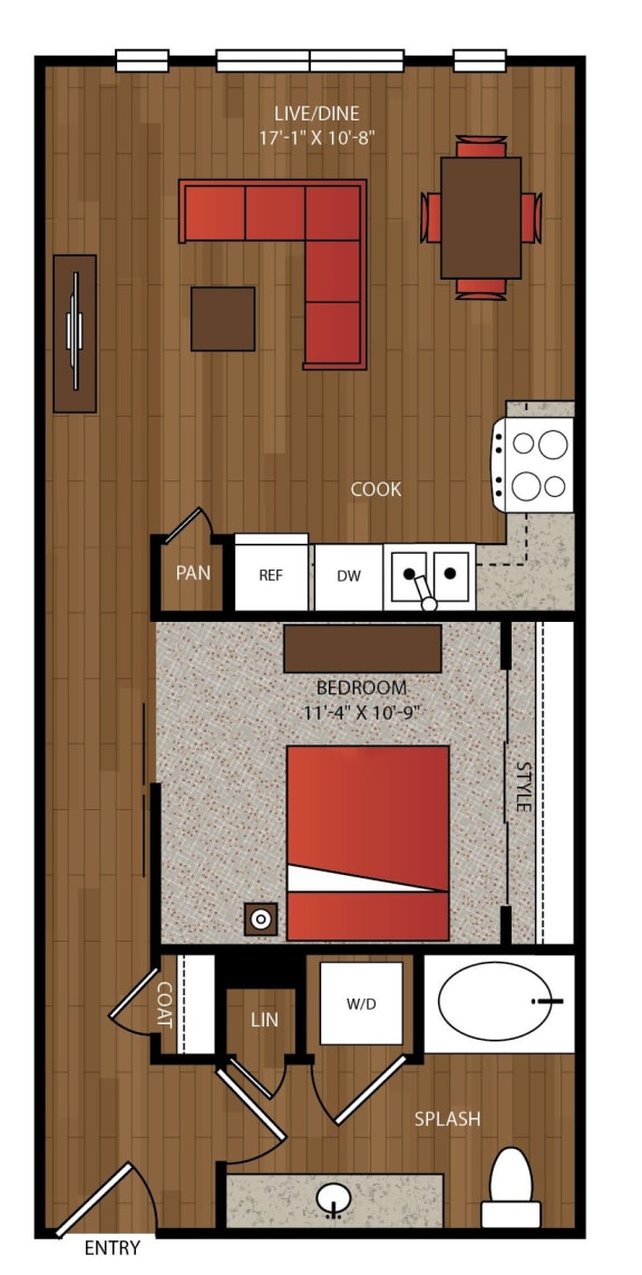 Ella Apartments A4.1 Floor Plan