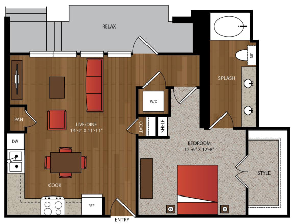 Ella Apartments A22 Floor Plan