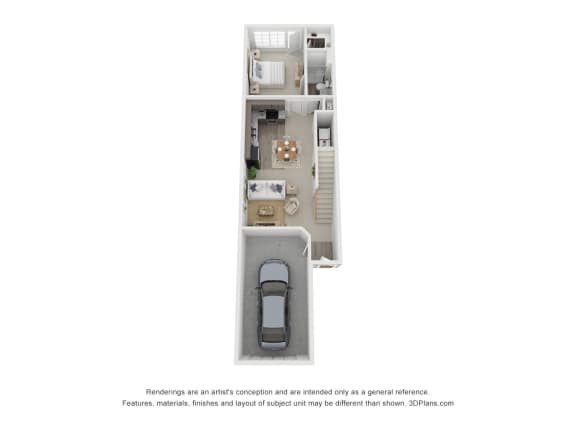 Fieldhouse Townhomes _ 1F Floor Plan