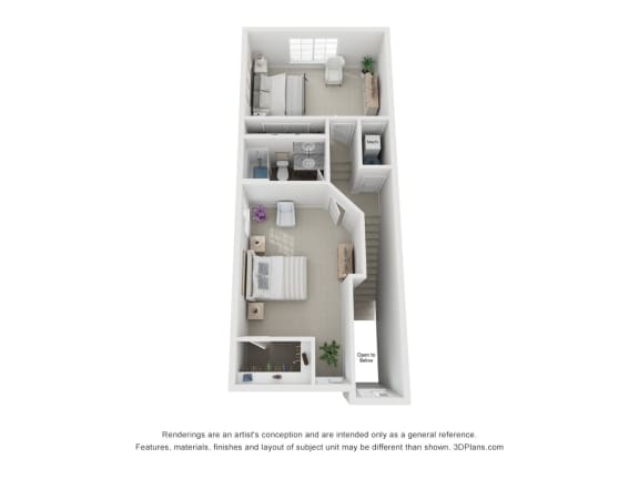 Fieldhouse Townhomes _ 2FL Floor Plan