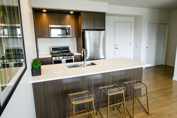 Quartz countertops? Got &#x27;em. Moody under-cabinet lighting? Totally.