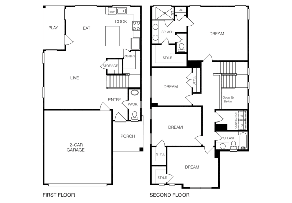 Legacy Rental Homes D1 Floor Plan