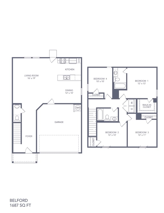 Linea Stillwater  Belford 2D Floor Plan