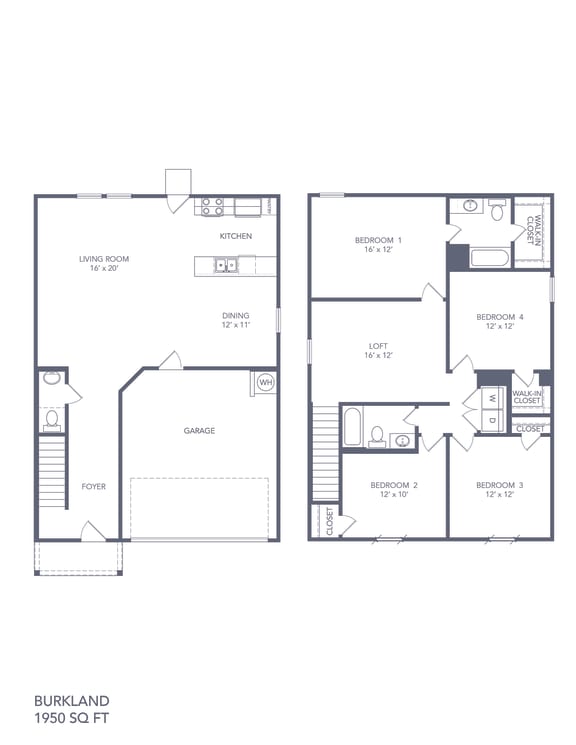 Linea Stillwater  Burkland 2D Floor Plan