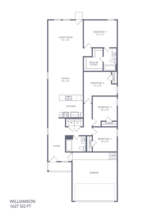 Linea Stillwater  Williamson 2D Floor Plan