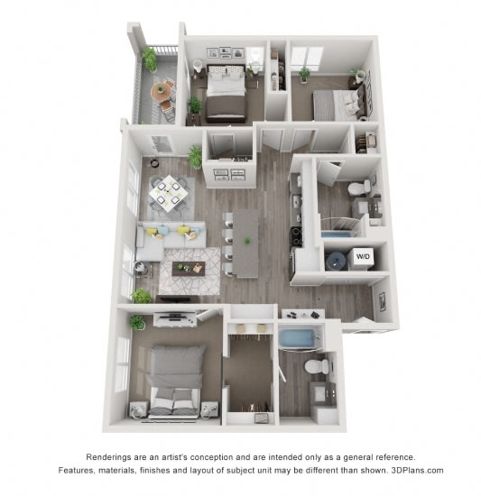 a floor plan image of a 1 bedroom with a bathroom