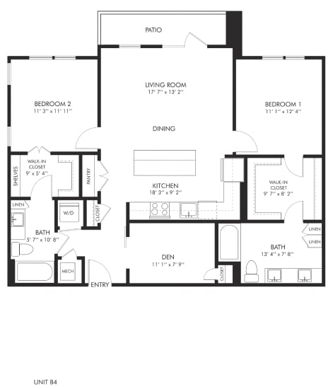 a floor plan of a living room and a kitchen
