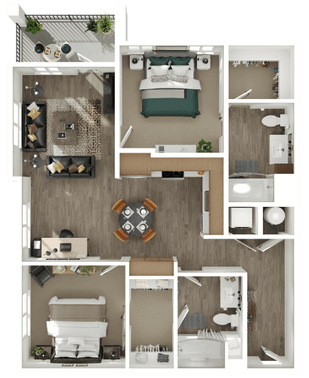 a 1 bedroom floor plan of a 2100 sq ft house