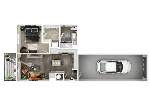 Floor Plan  Halogen Apartments A1G 3D Floor Plan