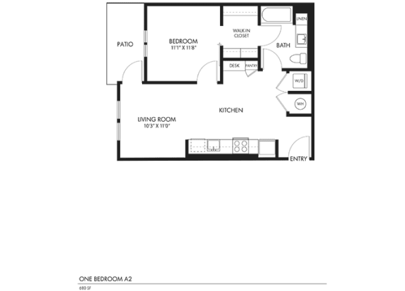 Halogen Apartments 2D Floors Plan - A2