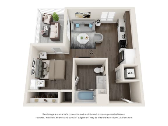 The Offset Studio Floor Plan