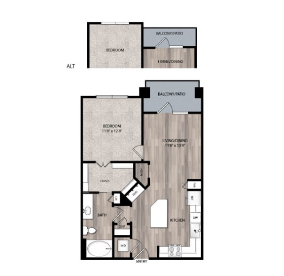 Floor Plan  The Edison at Frisco Apartments A2 Floor Plan